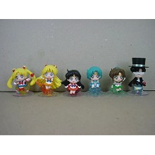 Sailor Moon anime figures set(6pcs a set)