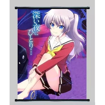 Charlotte anime wall scroll