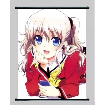 Charlotte anime wall scroll