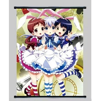 Rabbit House anime wall scroll