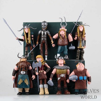 How to Train Your Dragon figures set(8pcs a set)