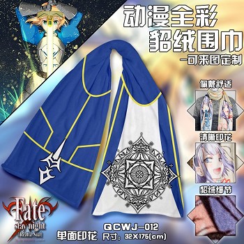 Fate stay night anime anime scarf