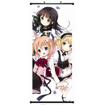 Is the order a rabbit anime wall scroll 40*102CM