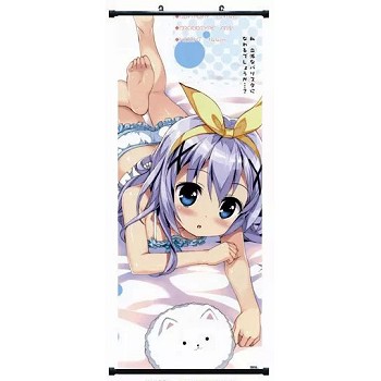 Is the order a rabbit anime wall scroll 40*102CM