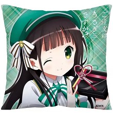 Rabbit House anime two-sided pillow