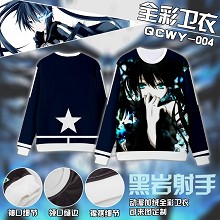 Black rock shooter anime hoodie