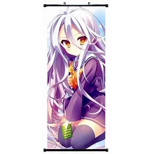 No game no life anime wall scroll 40*102CM