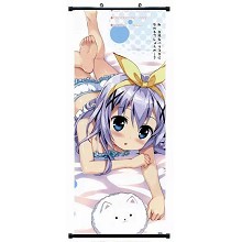 Is the order a rabbit anime wall scroll 40*102CM