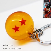 Dragon ball figure key chain two star 35MM