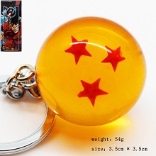 Dragon ball figure key chain three star 35MM