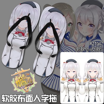 Collection anime slippers shoes a pair