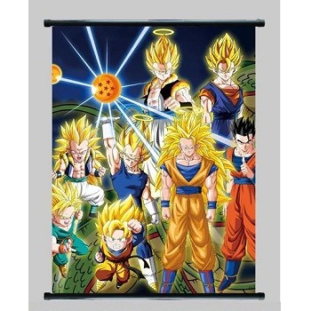 Dragon Ball anime wall scroll