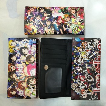 Love Live anime long wallet