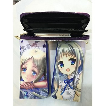 Anohana anime long wallet