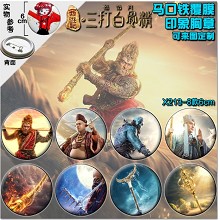 The Monkey King 2 movie brooch pins(8pcs a set)6CM