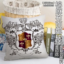 The two-sided cotton fabric pillow