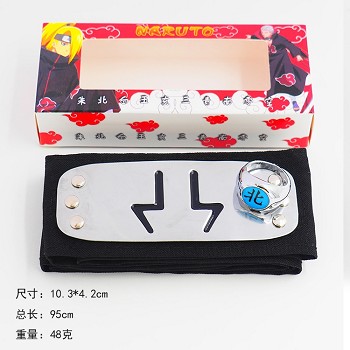 Naruto anime ring+headband a set