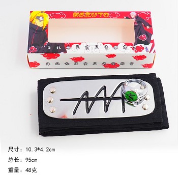 Naruto anime ring+headband a set