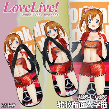 lovelive anime slippers shoes a pair