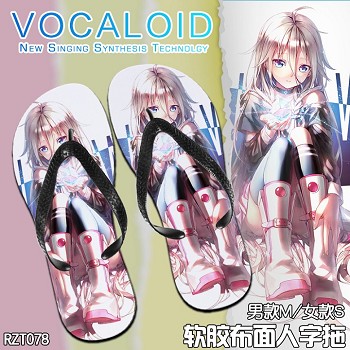 Vocaloid anime slippers shoes a pair