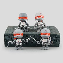 Teenage Mutant Ninja Turtles anime figures set(4pc...