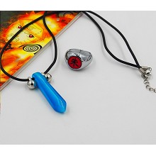 Naruto anime necklace+ring