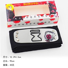 Naruto anime ring+headband a set