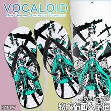 Vocaloid anime slippers shoes a pair