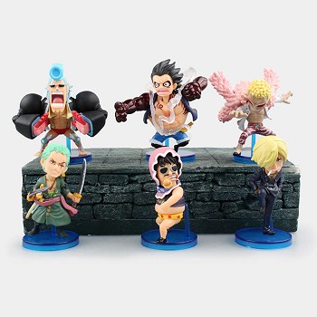 One piece anime figures set(6pcs a set)