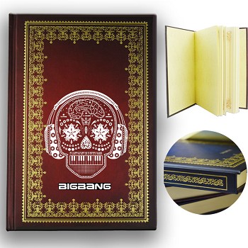 Bigbang star Hard Cover notebook(120pages)