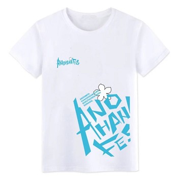 Anohana anime cotton t-shirt