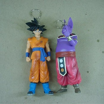 Dragon Ball anime figures key chain set(2pcs a set)