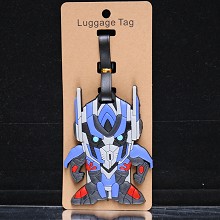 Transformers anime luggage tag