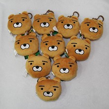 3.2inches Kakao friends plush dolls set(10pcs a set)