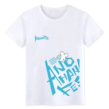 Anohana anime cotton t-shirt