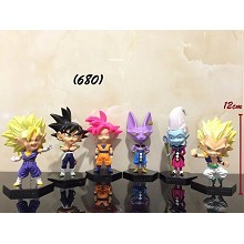 Dragon ball anime figures set(6pcs a set)