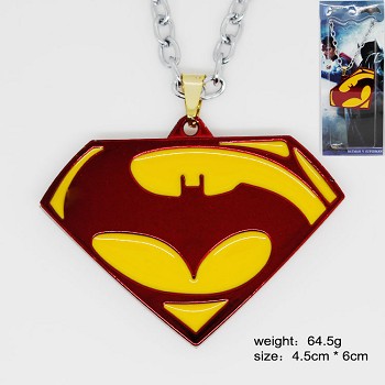 Batman VS Superman necklace