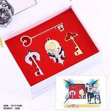 Nisekoi anime key chains set(4pcs a set)