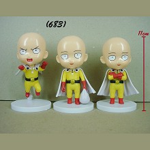 One Punch Man anime figures set(3pcs a set)