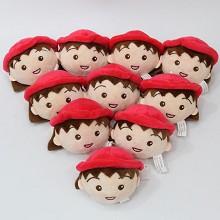 3.2inches Chi-bi Maruko anime plush dolls set(10pc...