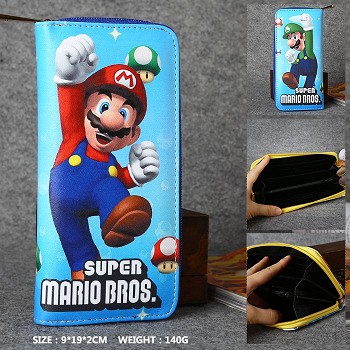 Super Mario anime long wallet