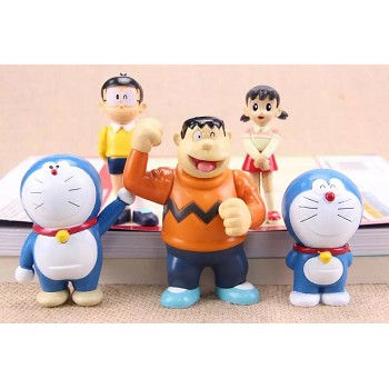 Doraemon anime figures set(5pcs a set)