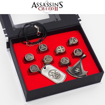 Assassin's Creed anime rings set(10pcs a set)