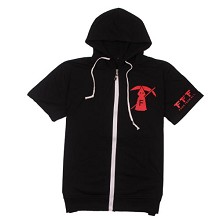 FFF anime cotton short sleeve hoodie