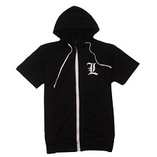 Death Note anime cotton short sleeve hoodie