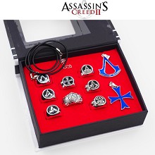 Assassin's Creed anime rings set(10pcs a set)