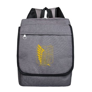 Attack on Titan anime backpack bag