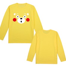 Kumamon long sleeve cotton t-shirt