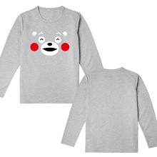 Kumamon long sleeve cotton t-shirt