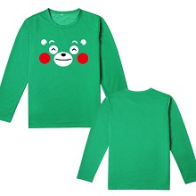 Kumamon long sleeve cotton t-shirt